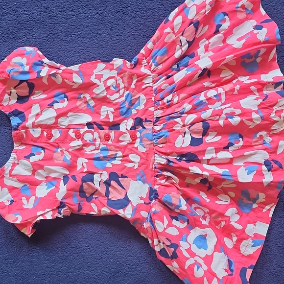 Girl's 2t Pink Multi-Colored Dress - Picture 4 of 7